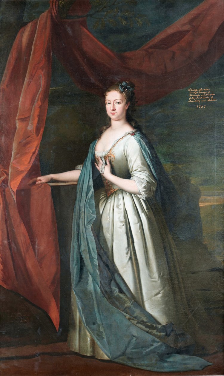 Frederica, FitzWalter grófnő alkotó: Circle of Joseph Highmore