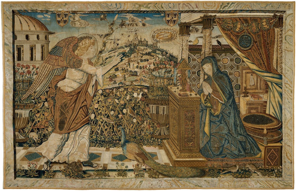 Az Angyali üdvözlet alkotó: Circle of Andrea Mantegna