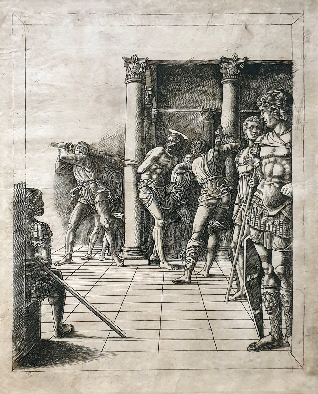 Krisztus megostorozása alkotó: Circle of Andrea Mantegna