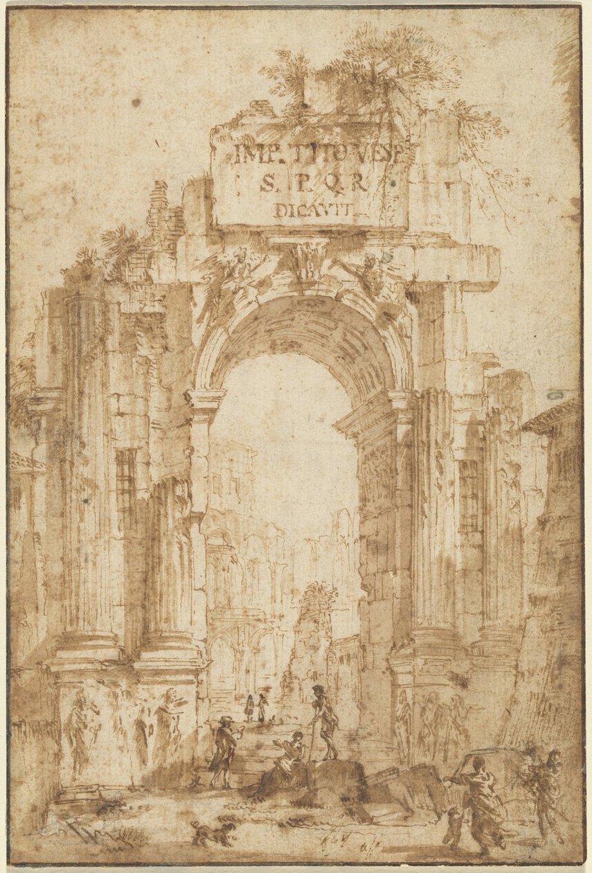 Titus íve alkotó: Circle of Giovanni Paolo Panini