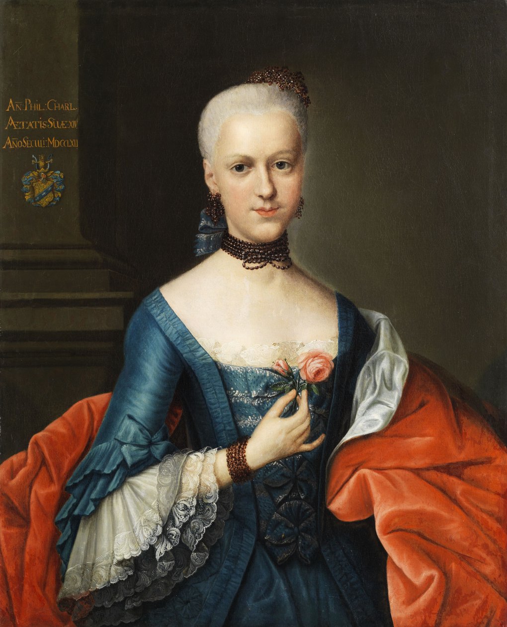 Egy fiatal nemes hölgy portréja alkotó: Circle of Johann Heinrich Tischbein