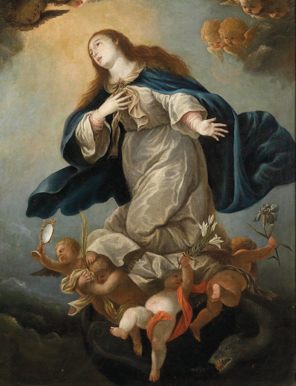 Maria Immaculata alkotó: Circle of Mateo Cerezo