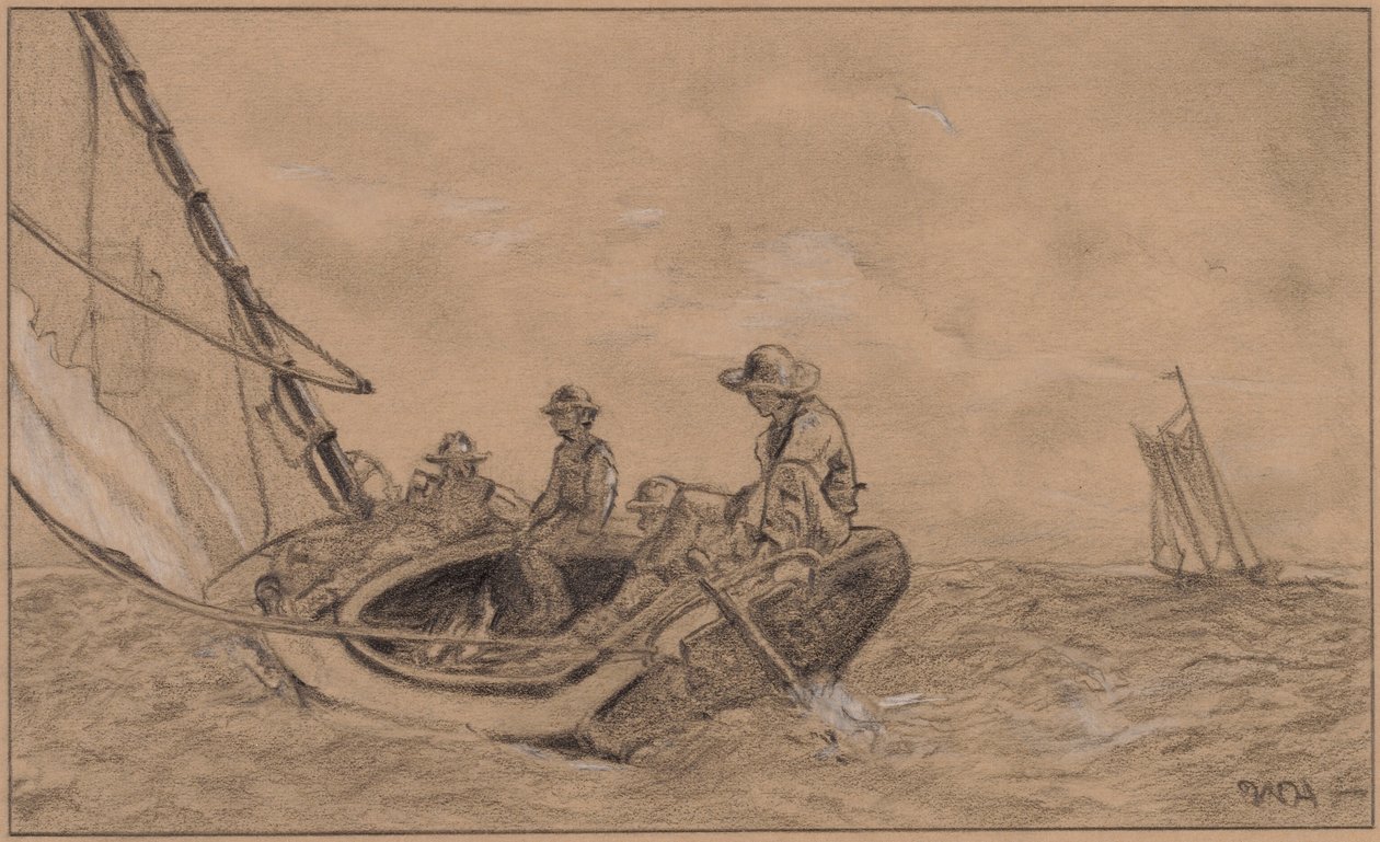 Breezing Up alkotó: Circle of Winslow Homer