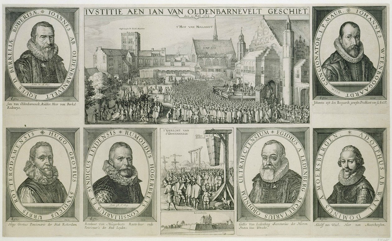 Johan van Oldenbarnevelt lefejezése, 1619 alkotó: Claes Jansz Visscher