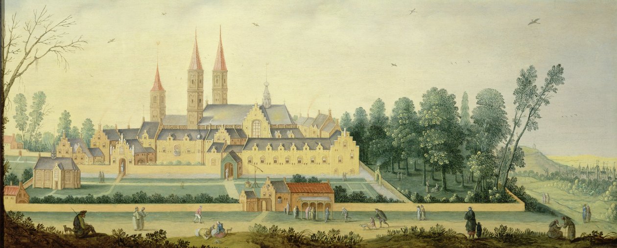 Az egmondi kastély és apátság alkotó: Claes Jacobsz van der Heck