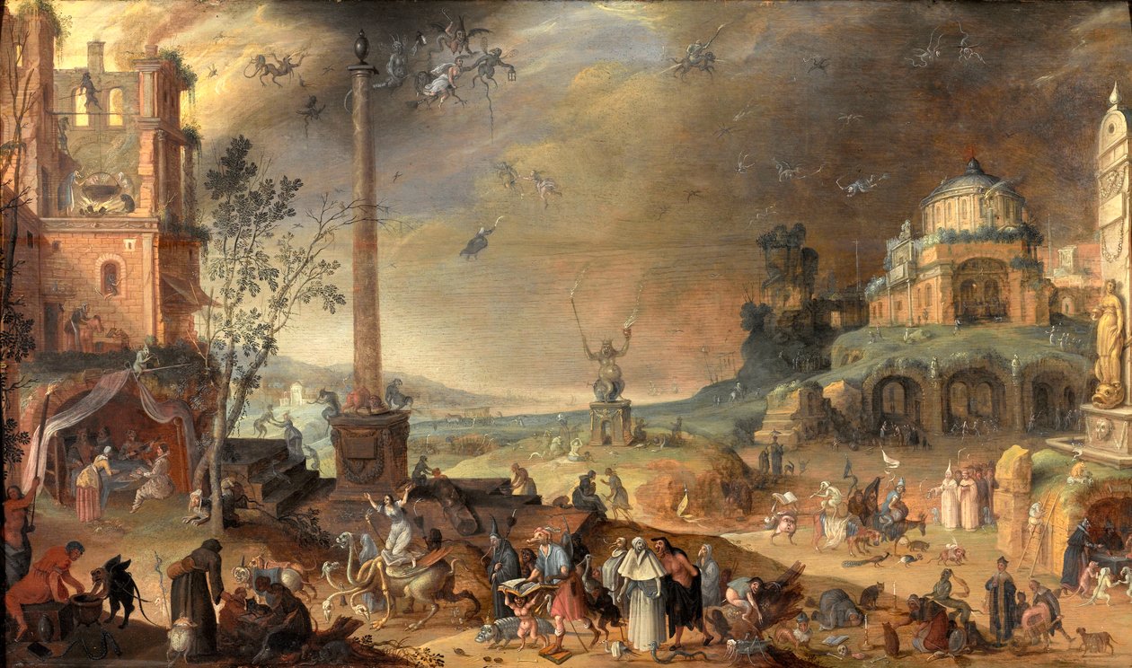 A boszorkányok szombatja alkotó: Claes Jacobsz. van der Heck
