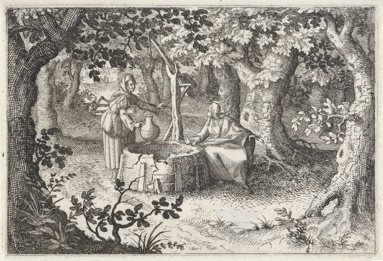 Krisztus és a szamaritánus asszony alkotó: Claes Jansz. Visscher (II)