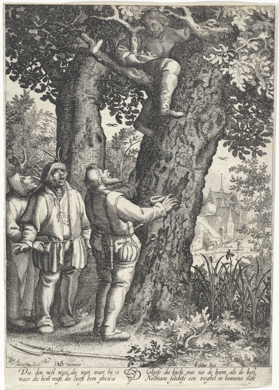 Vogelnestrover alkotó: Claes Jansz. Visscher (II)