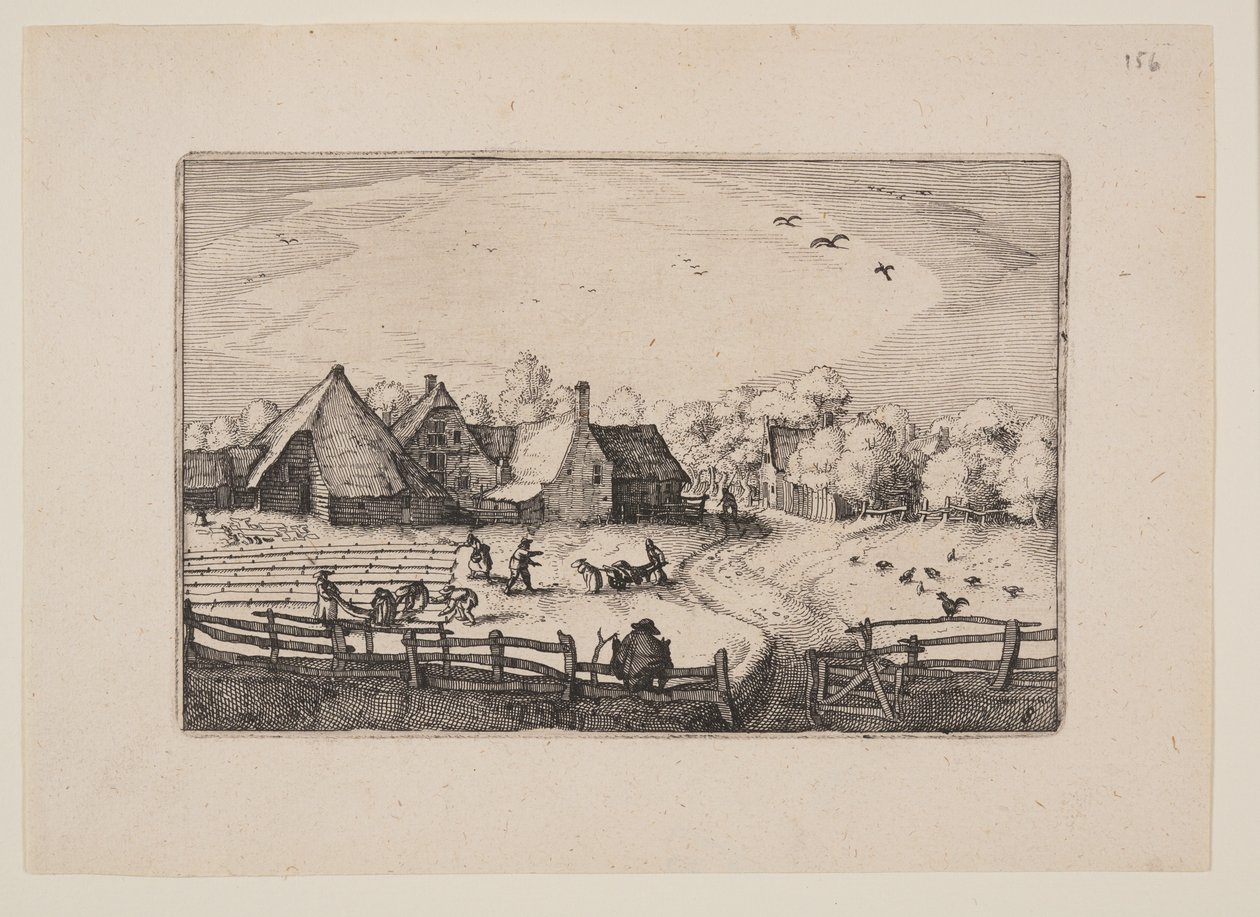 Fehérítő-mezők a Haarlemmer Hout közelében, Haarlem környéki kilátásokból (Plaisante Plaetsen) alkotó: Claes Jansz. Visscher