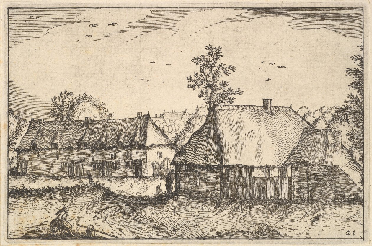 Nagy fészerek, 21-es tábla Brabant tartományból, kb. 1610 alkotó: Claes Jansz Visscher