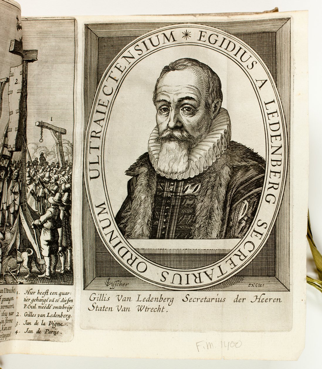 Holland politikai nyomtatványok és röpiratok albuma, amelyek Maurits orániai herceggel és Johan van Oldenbarnevelttel foglalkoznak. alkotó: Claes Jansz. Visscher II