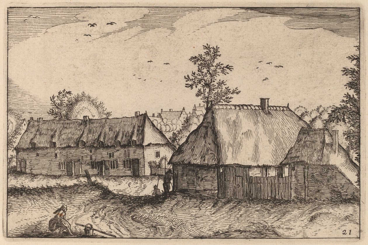 Nagy fészerek alkotó: Claes Jansz Visscher after Johannes van Doetechum, the Elder after Lucas