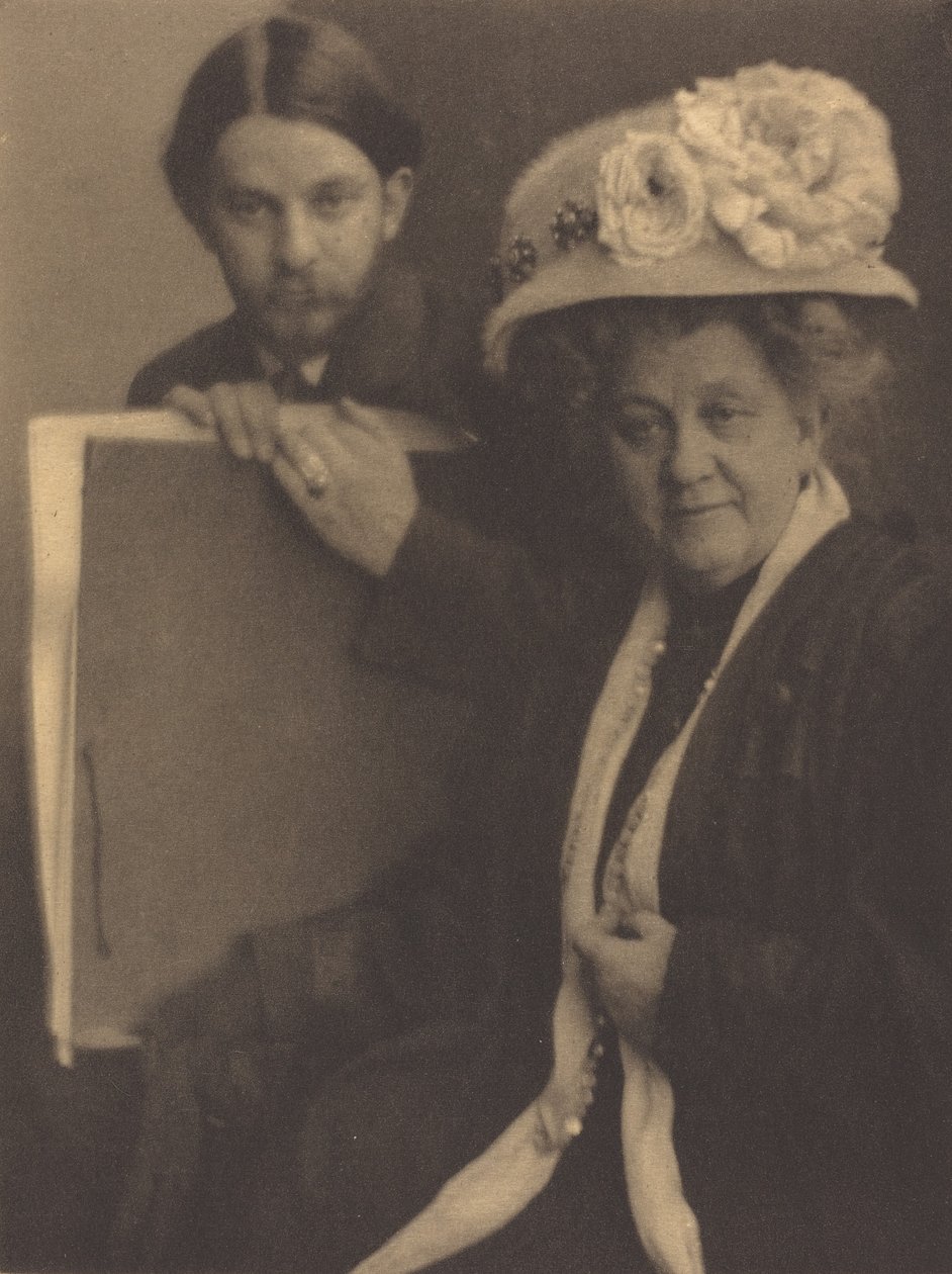 Alvin Langdon Coburn és anyja, 1909 körül. alkotó: Clarence H White