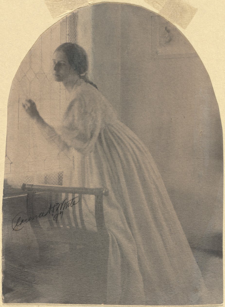 Az ablak mellett, 1896. alkotó: Clarence H. White