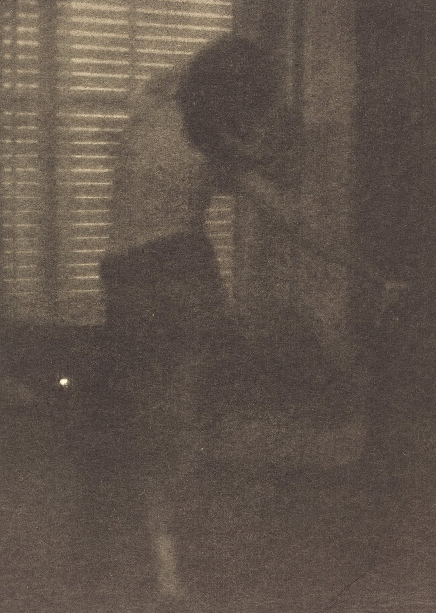 Modell a New York-i Stúdióban, 1915 körül. alkotó: Clarence H White