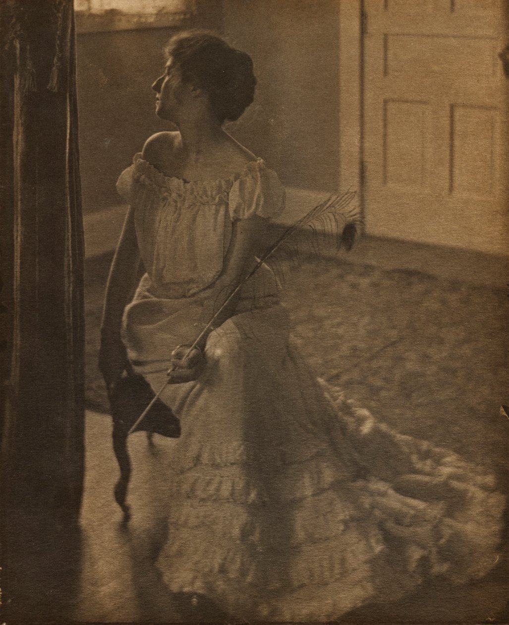 A pávatoll c. 1902. alkotó: Clarence H. White
