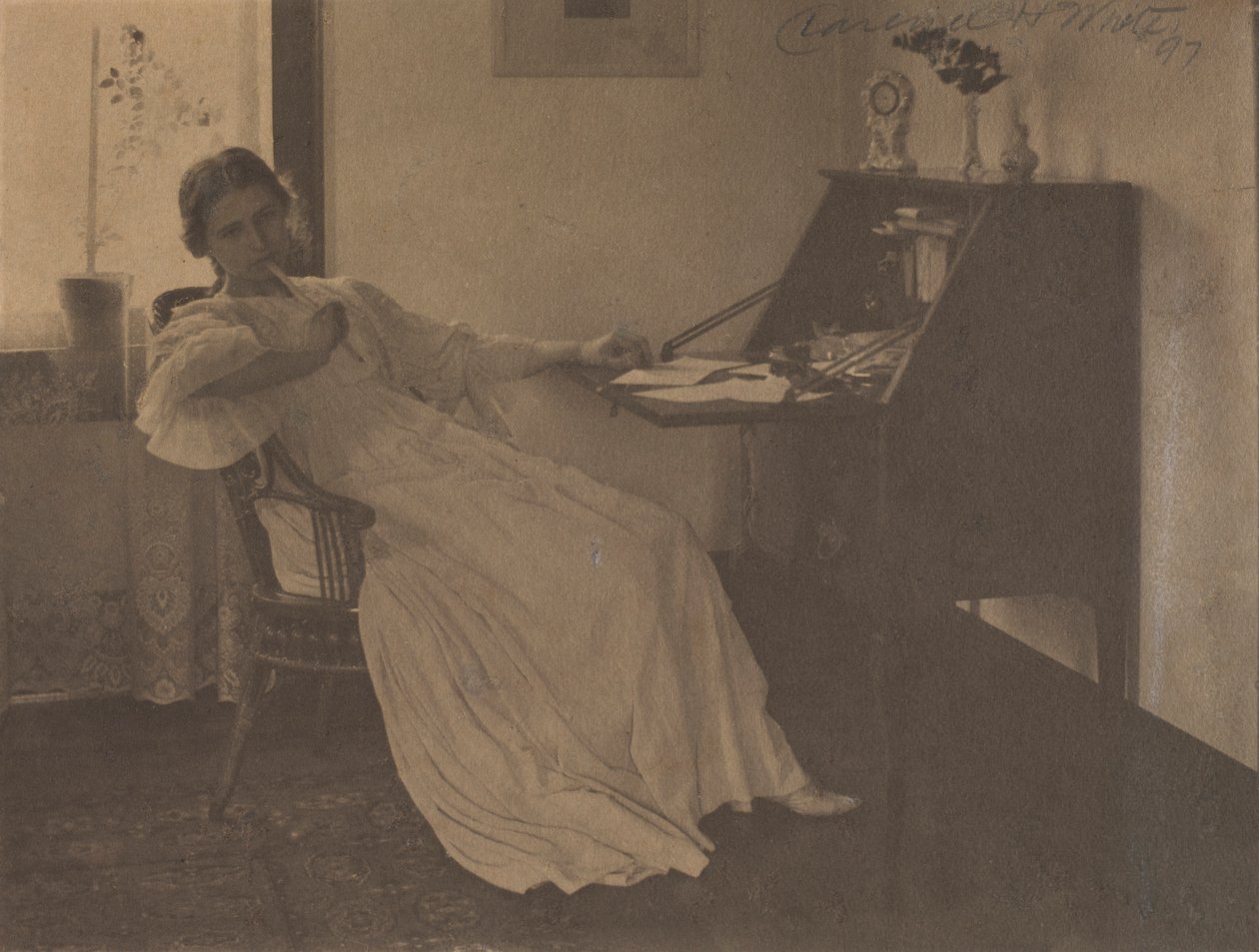 Mit mondjak, 1896. alkotó: Clarence H. White