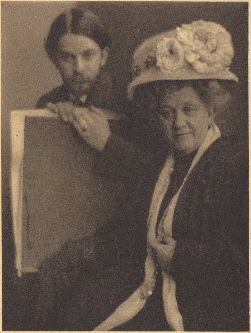 Alvin Langdon Coburn és édesanyja, 1909 körül (fotó) alkotó: Clarence Henry White