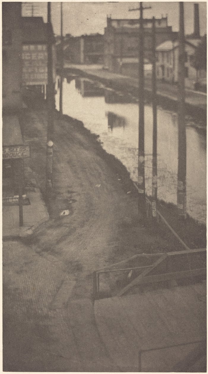 Távíró oszlopok,1900 körül (fotó) alkotó: Clarence Henry White