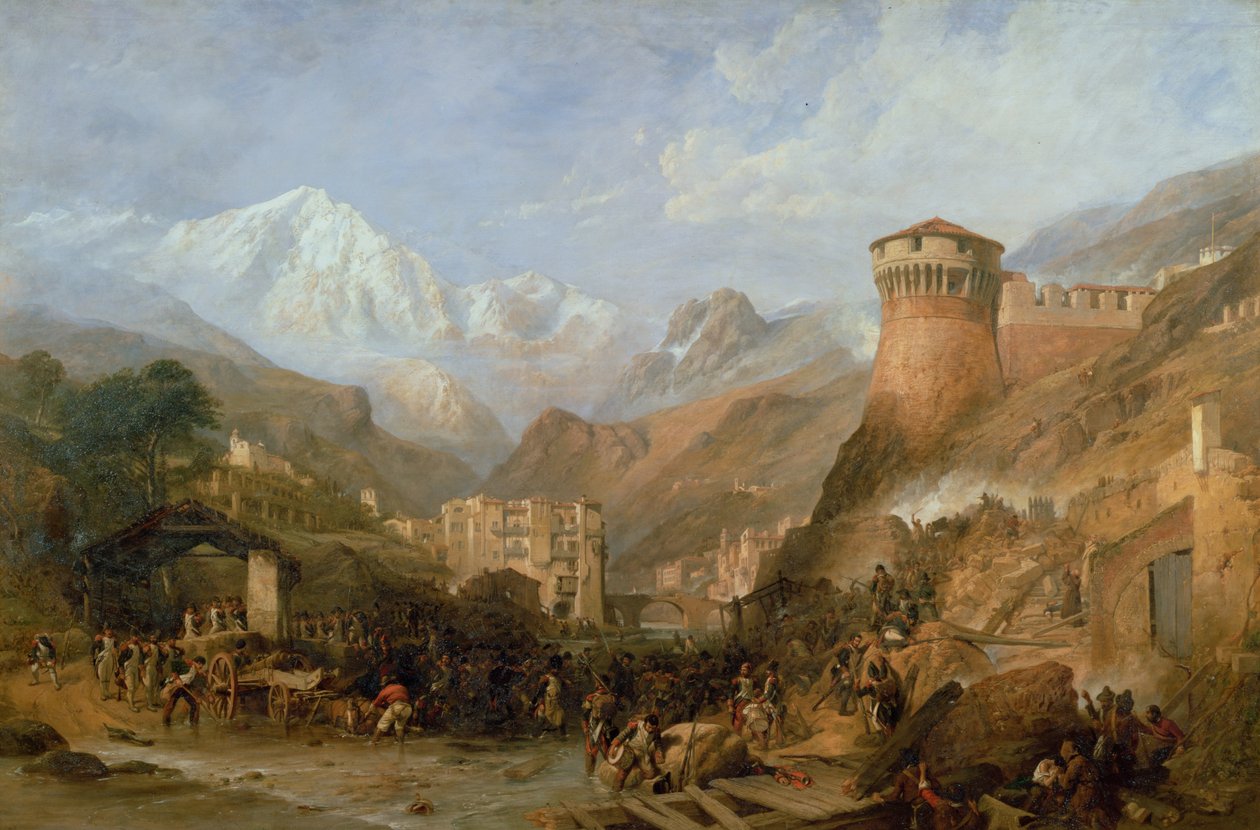 Roveretói csata, 1796. szeptember 4., 1851 alkotó: Clarkson Frederick Stanfield