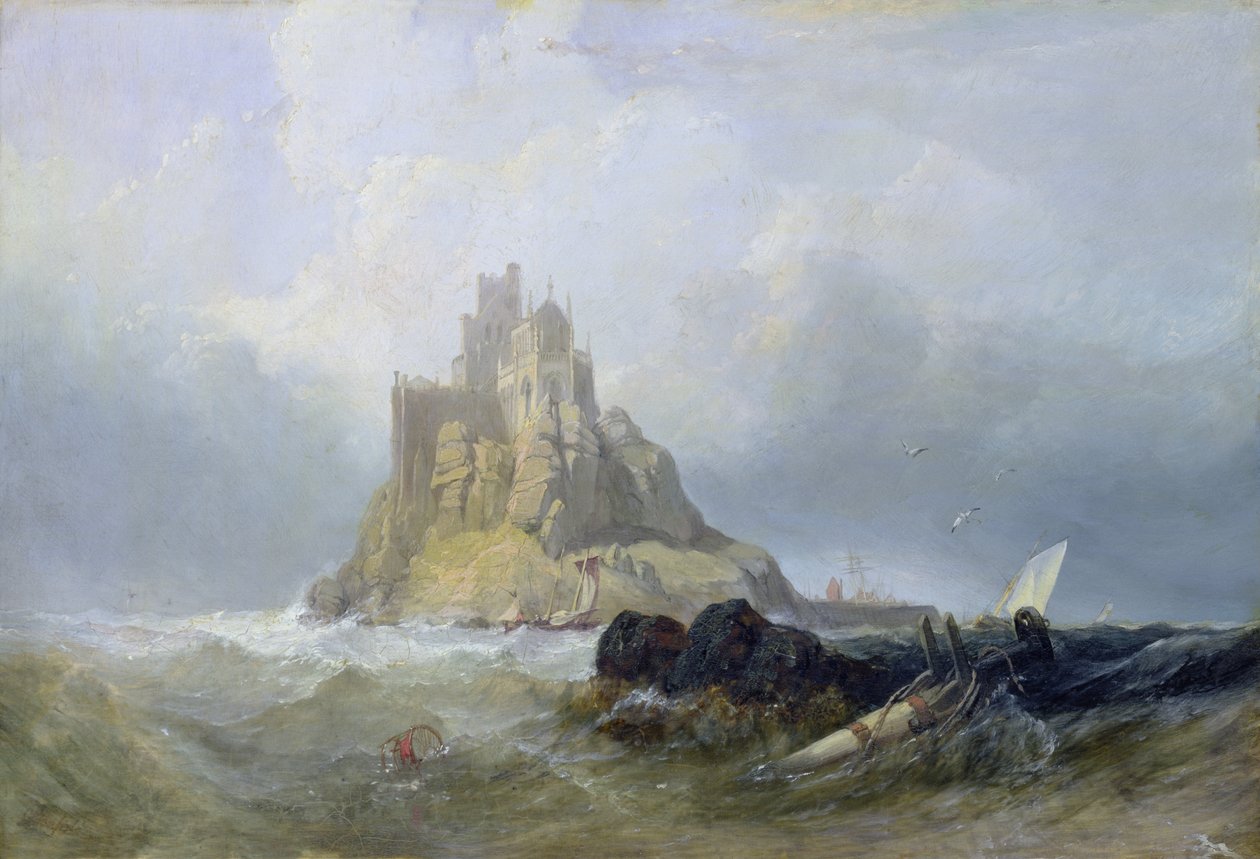 Szent Mihály-hegy, Cornwall alkotó: Clarkson Frederick Stanfield