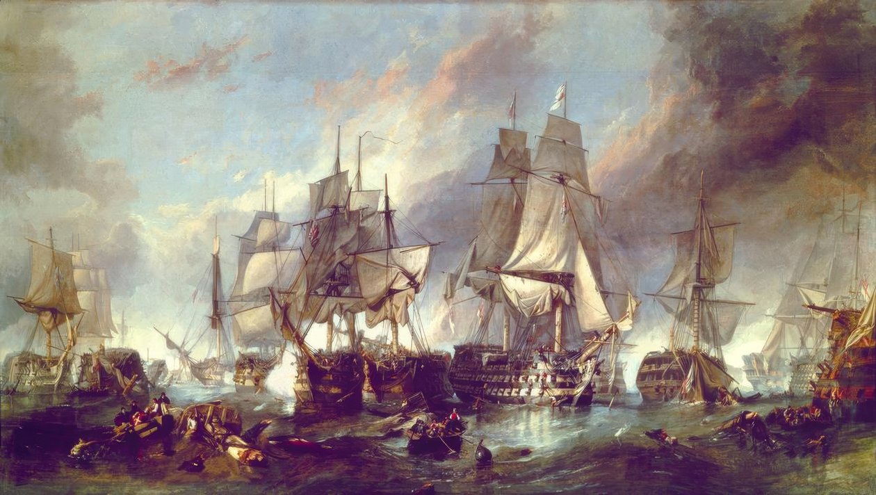 Trafalgar csata alkotó: Clarkson Frederick Stanfield