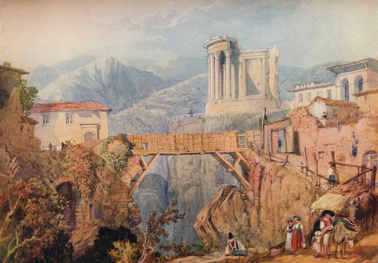Tivoli, 1833 alkotó: Clarkson Stanfield
