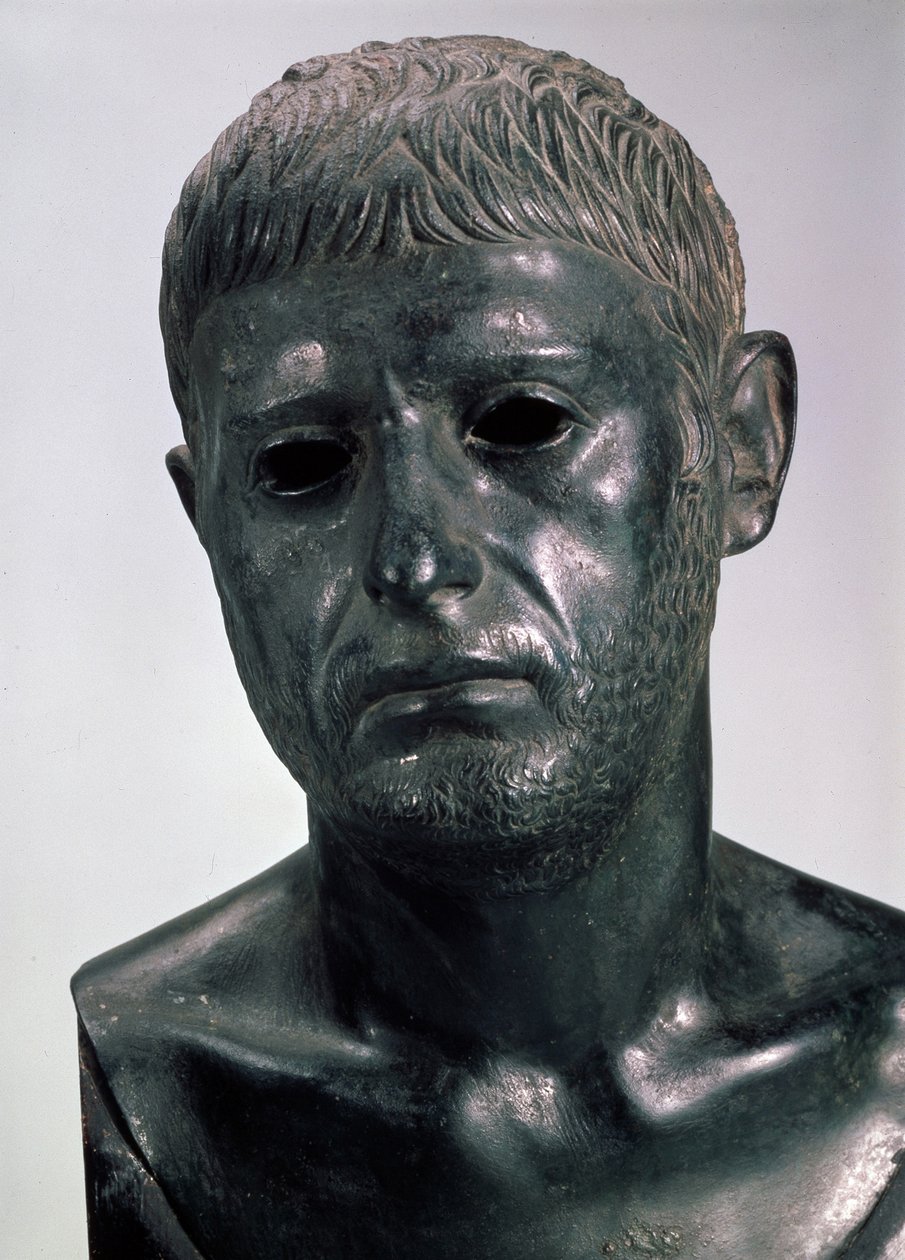 Egy római Sextus Pompeius portréja, 1. század 2 H.. időszámításunk előtt alkotó: Classical Antiquities