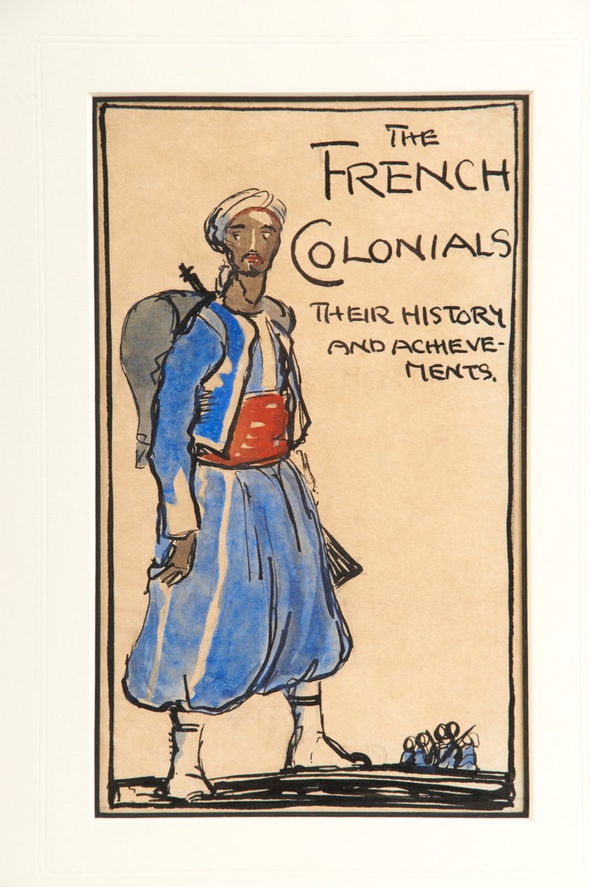 A francia gyarmatiak, történelmük és eredményeik, 1917 alkotó: Claud Lovat Fraser