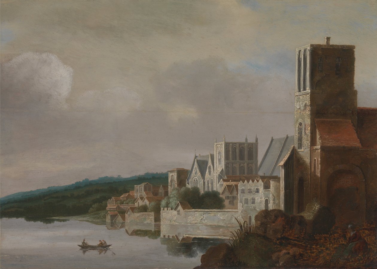 A Temze Westminsterben alkotó: Claude de Jongh