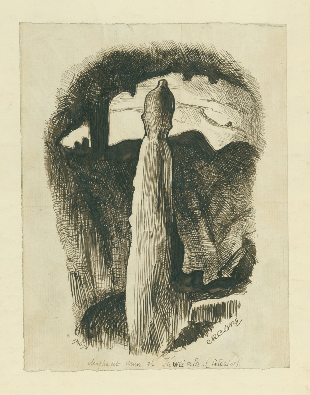 Mogharet Umm el Juweimin, 1873 alkotó: Claude Conder