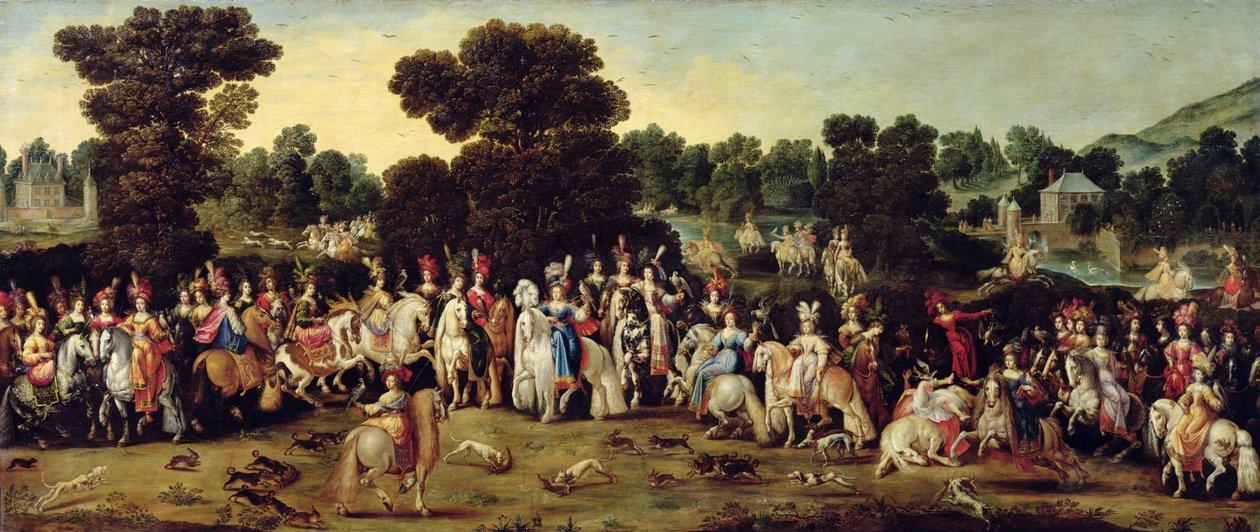 Levegő, 1640-41 körül alkotó: Claude Deruet