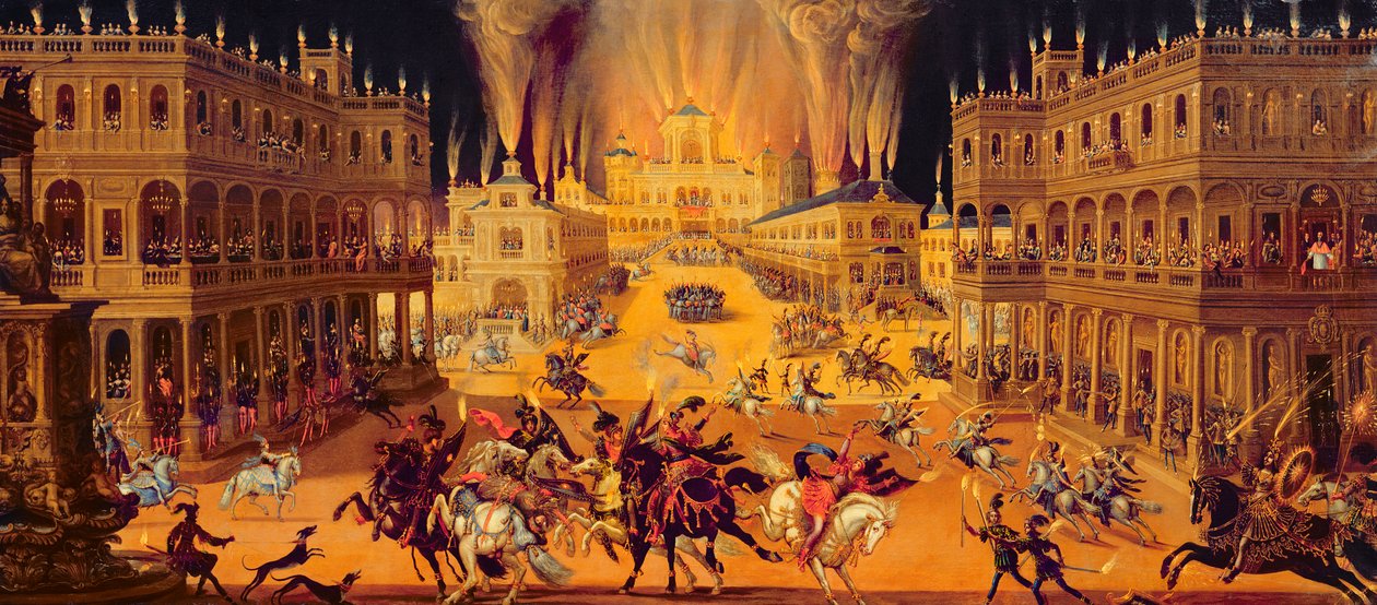 Tűz, 1640-41 körül alkotó: Claude Deruet