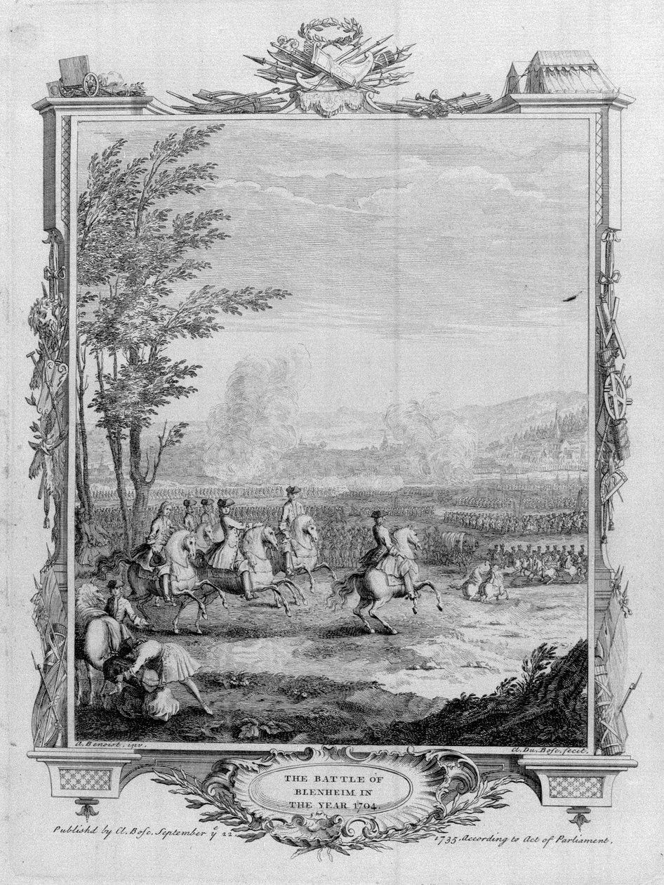 A blenheimi csata, 1704. augusztus 13-18., 1735 alkotó: Claude Dubosc
