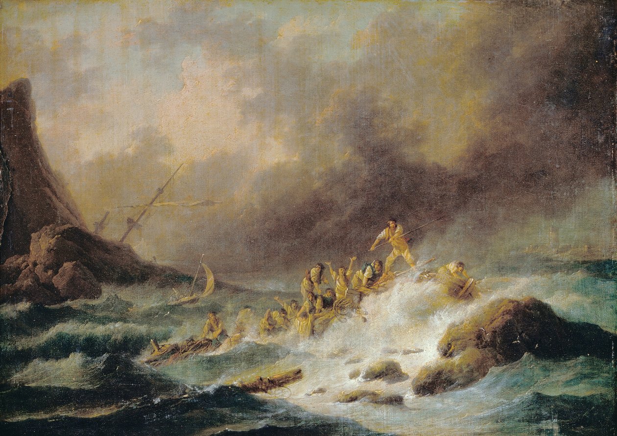 Hajótörés alkotó: Claude Joseph Vernet