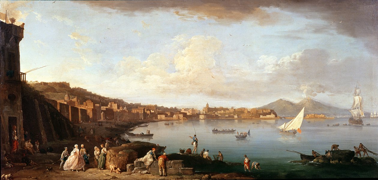 A Nápolyi-öböl északról alkotó: Claude Joseph Vernet