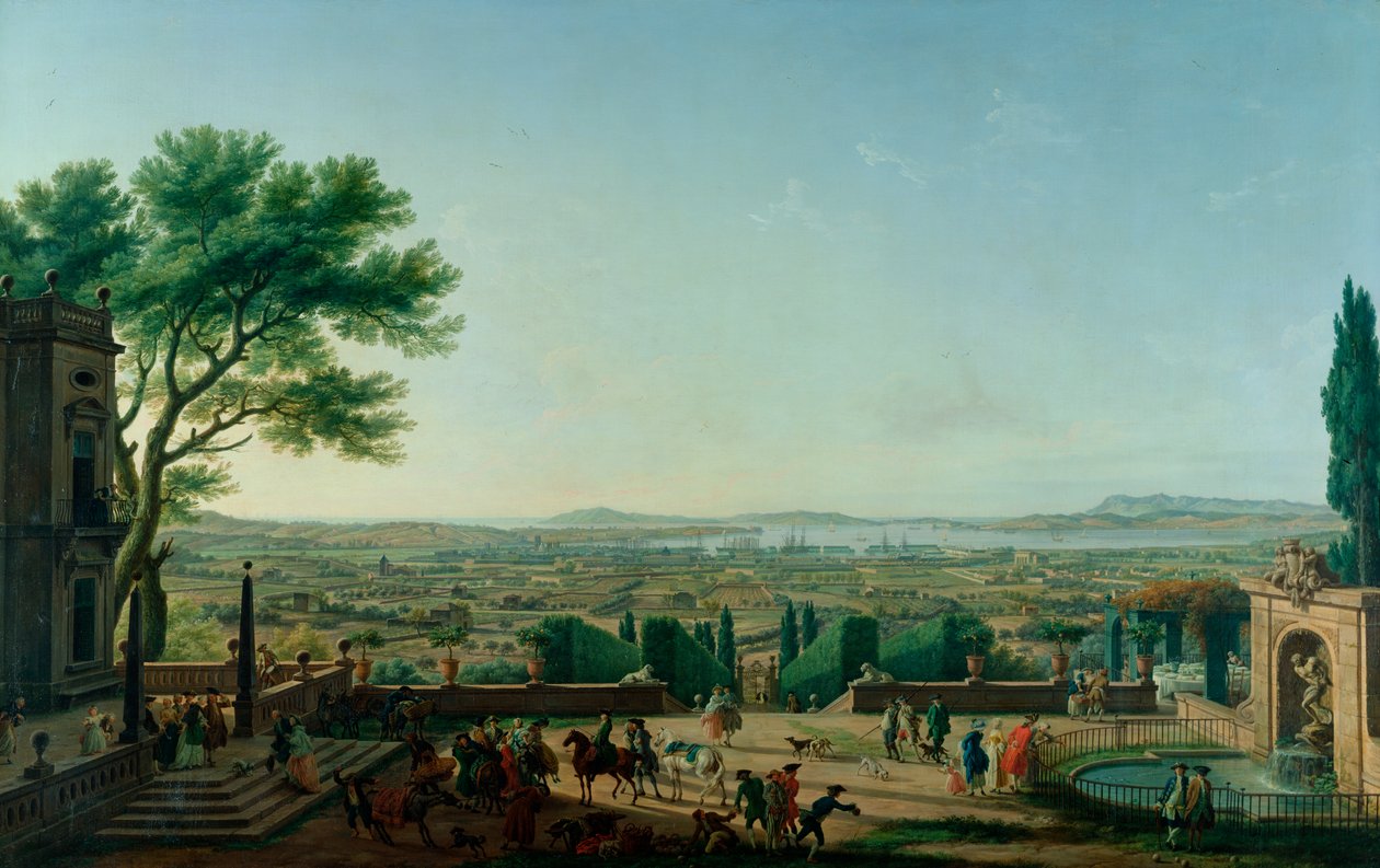 Toulon városa és kikötője, 1756 alkotó: Claude Joseph Vernet