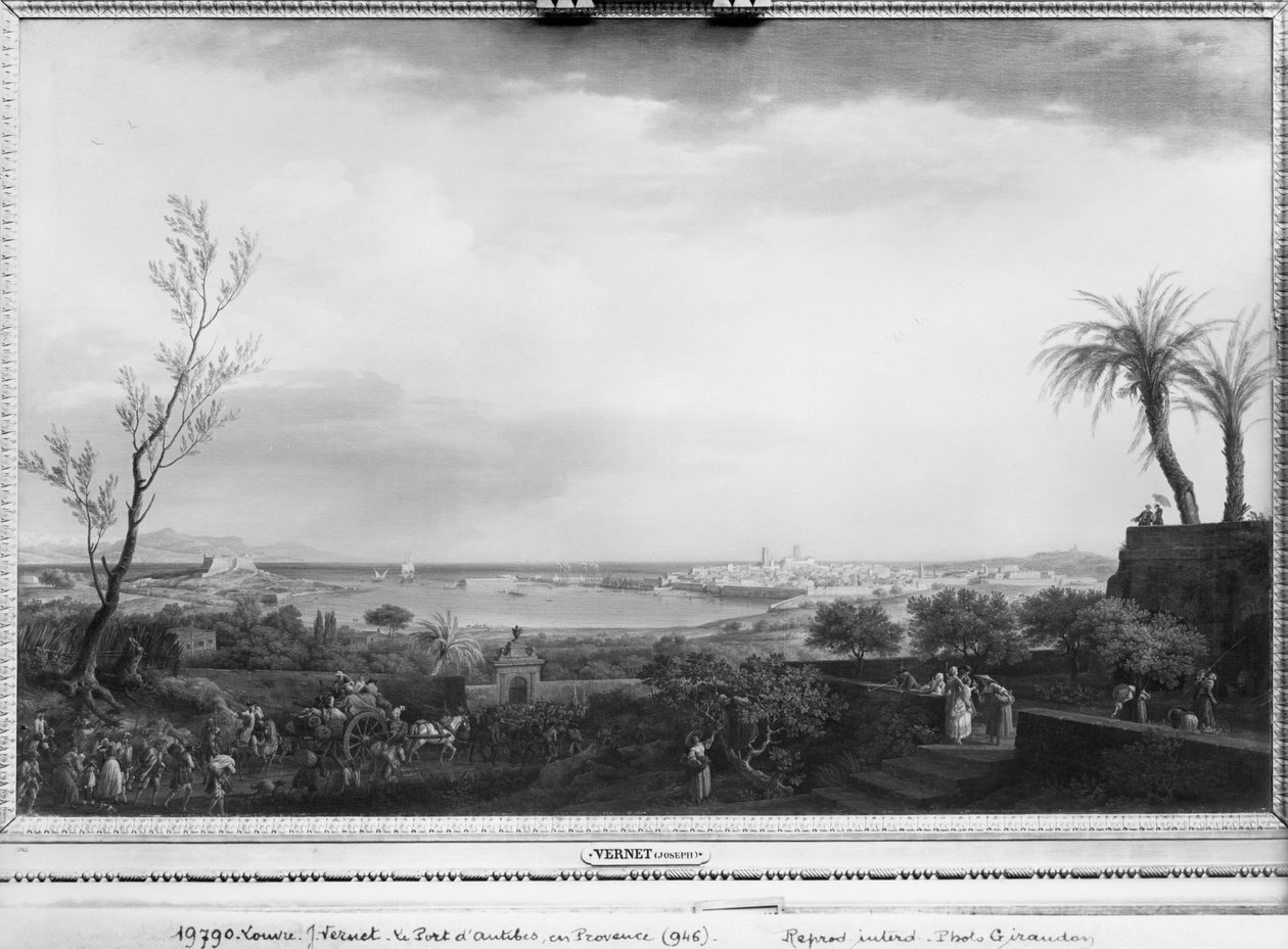 Antibes kikötője Provence-ban, 1757 (lásd még: 414950) alkotó: Claude Joseph Vernet