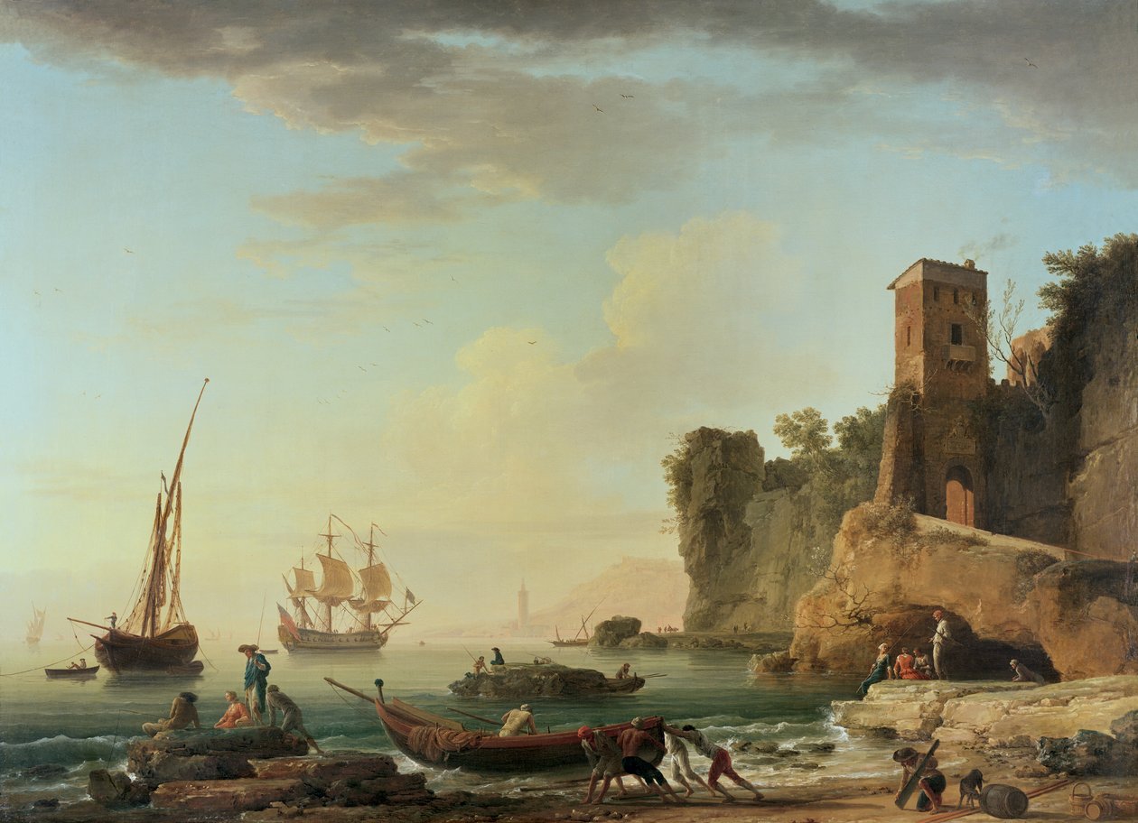 Genova kikötője alkotó: Claude Joseph Vernet
