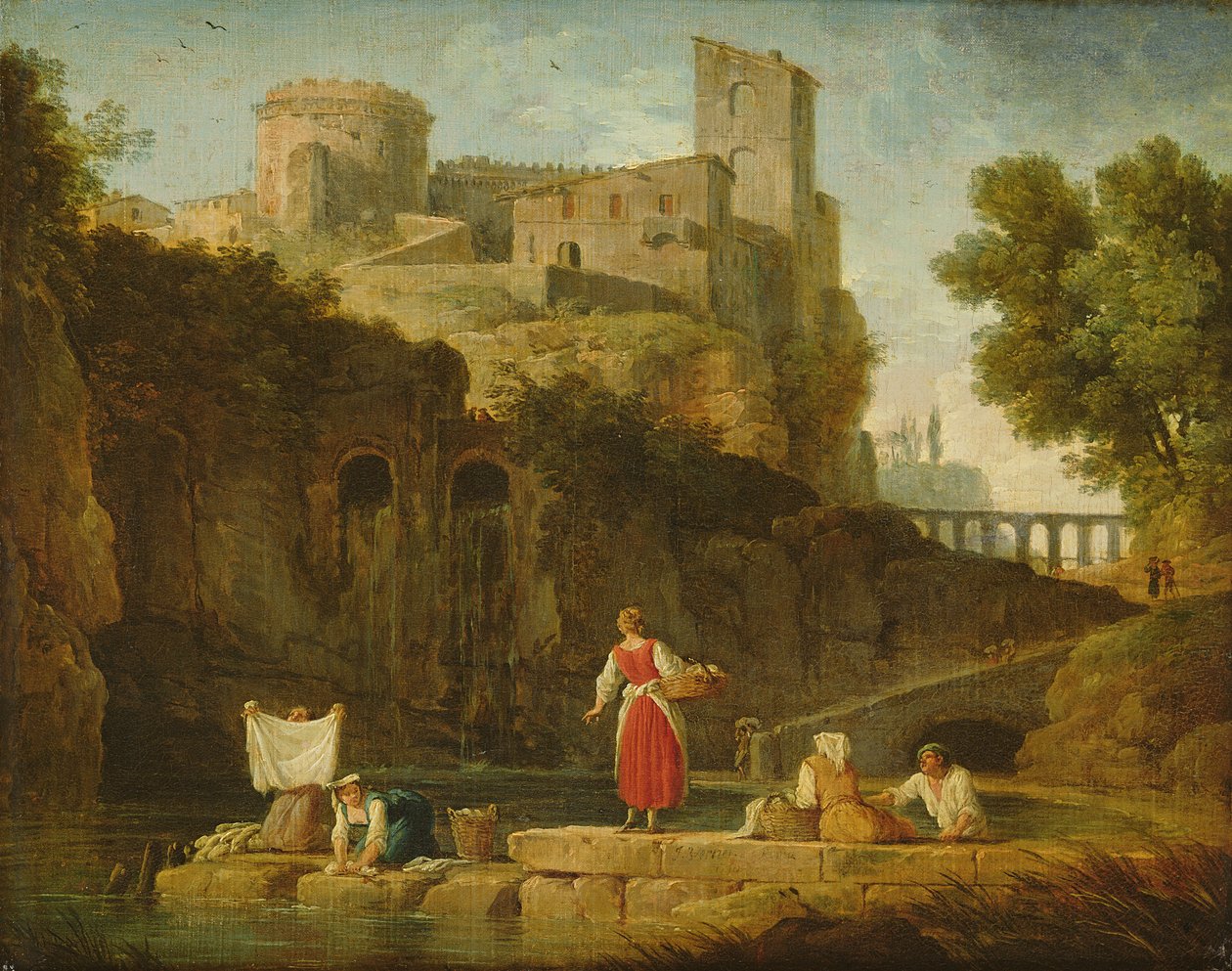 Kilátás Olaszországra alkotó: Claude Joseph Vernet