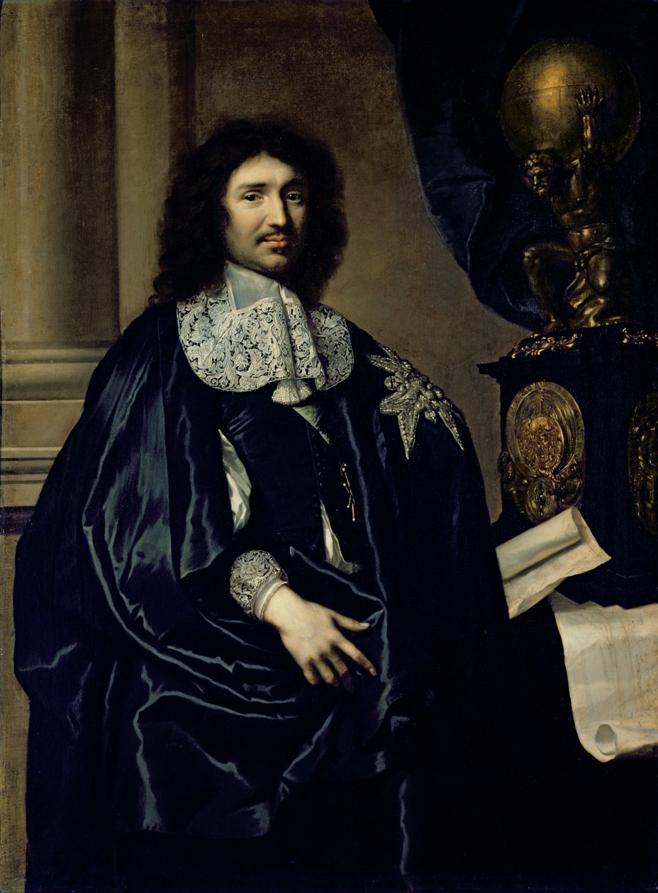 Jean-Baptiste Colbert de Torcy (1619-83) portréja 1666 alkotó: Claude Lefebvre