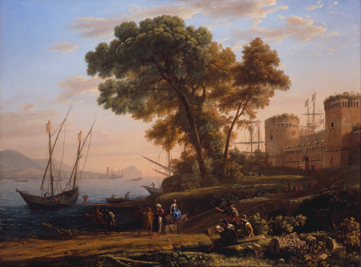 A természetből tanuló művész alkotó: Claude Lorrain