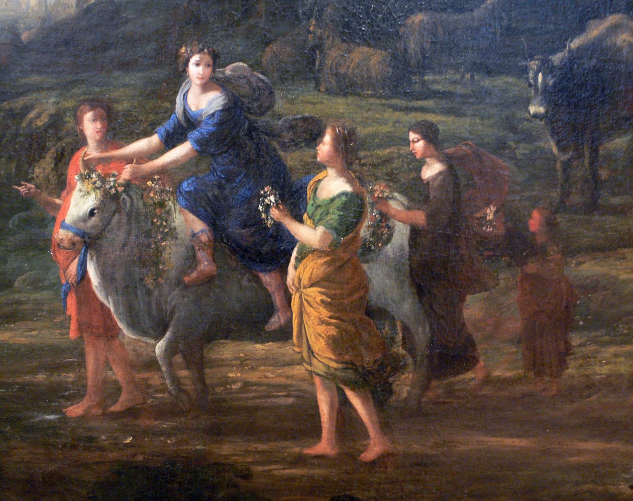 Parti jelenet az Európával és a Bikával alkotó: Claude Lorrain