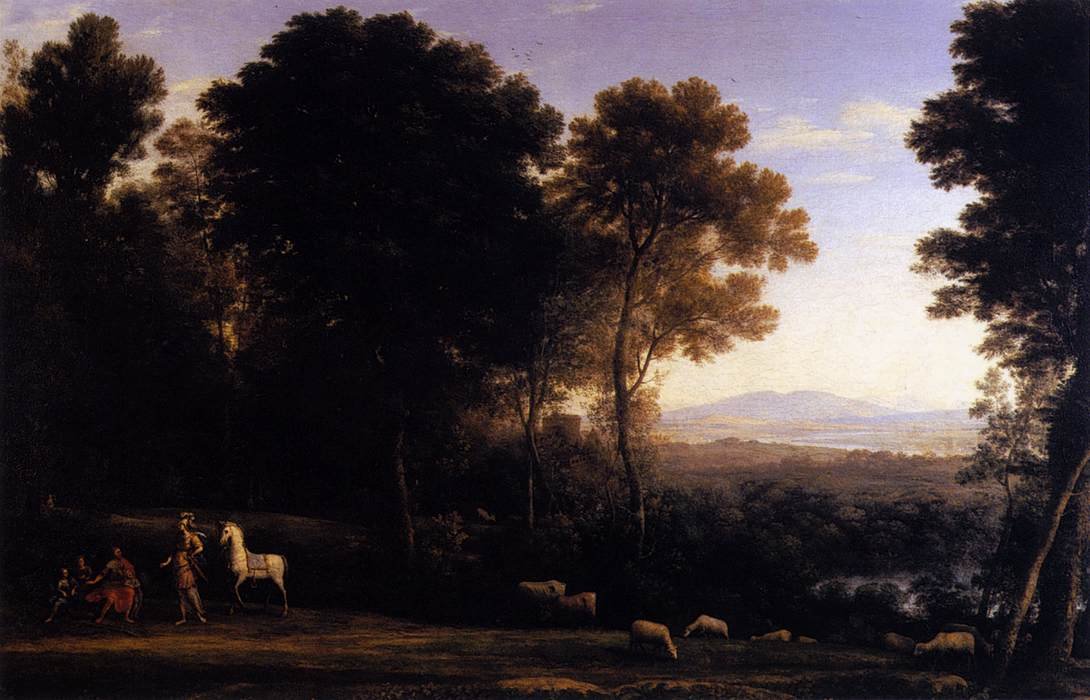 Erminia és a pásztorok alkotó: Claude Lorrain