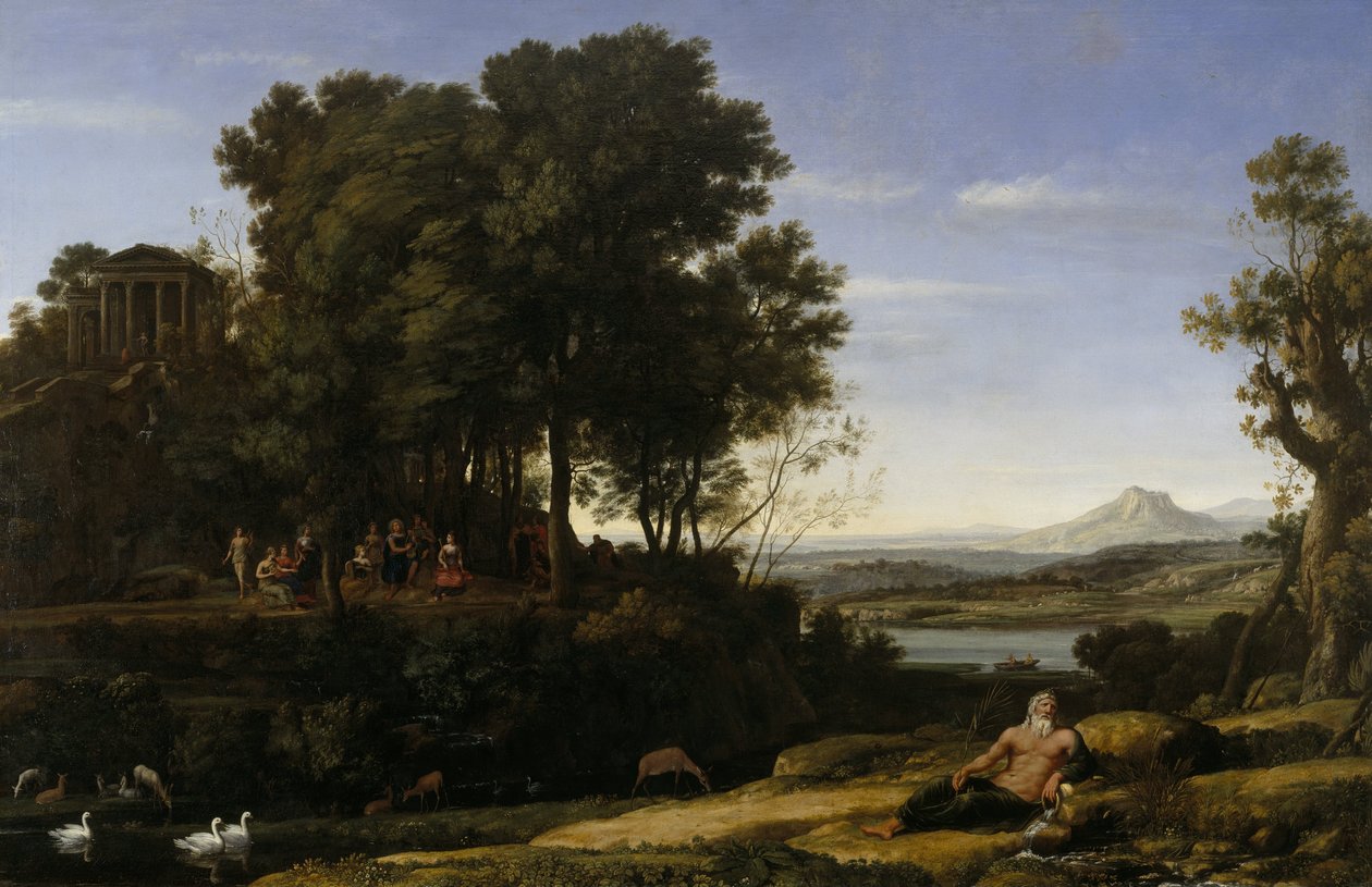 Táj az Apollóval és a múzsákkal alkotó: Claude Lorrain