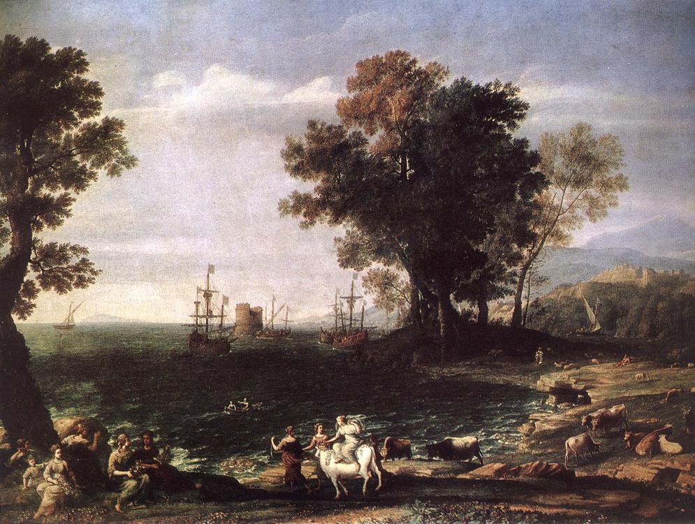 Az Európa nemi erőszak alkotó: Claude Lorrain