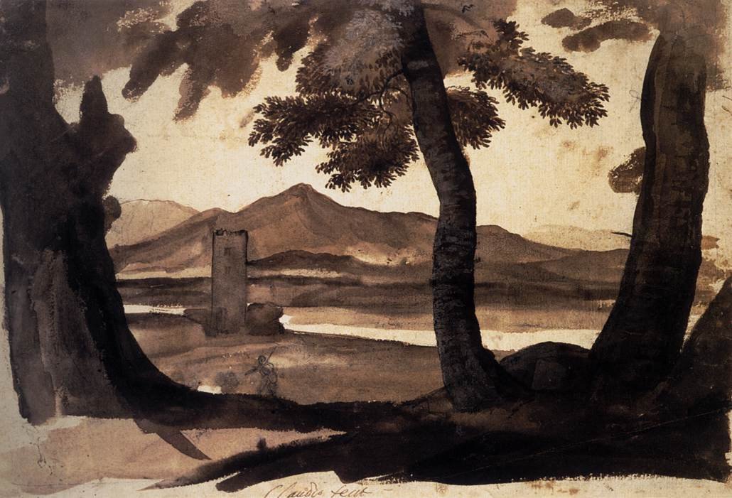 Kilátás a Campagnára alkotó: Claude Lorrain