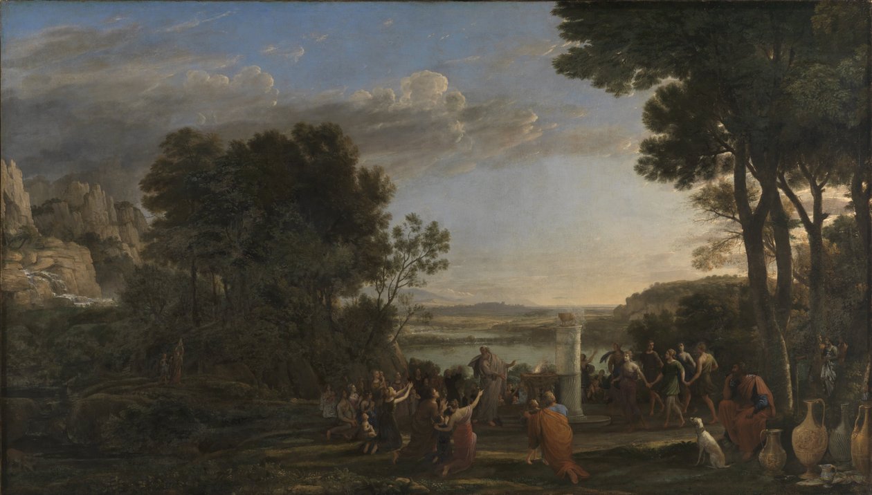 Az aranyborjú istentisztelete alkotó: Claude Lorrain