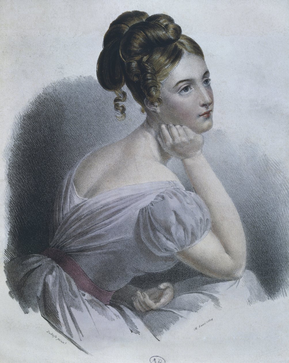Álmodozás alkotó: Claude Marie Dubufe