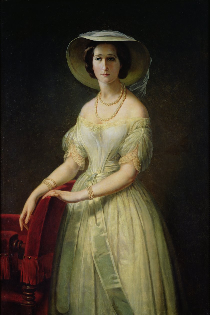 Eugenie császárné (1826-1920) 1853 körül alkotó: Claude Marie Dubufe